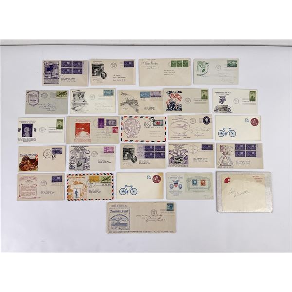 Collection of Stamped Envelopes