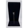 Image 1 : Antique Skull and Crossbones Stick Pin