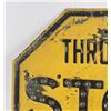 Image 2 : Glass Reflector Through Highway Yellow Stop Sign
