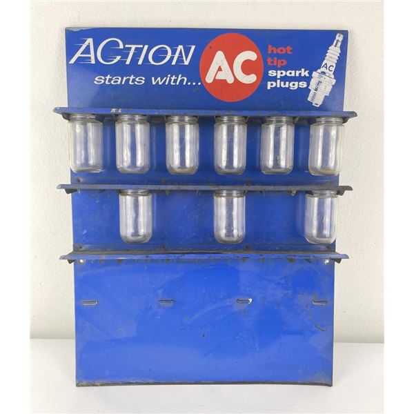 AC Spark Plugs Display Cabinet