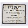 Image 1 : Los Angeles California Porcelain Freeway Sign