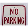 Image 2 : Antique No Parking Loading Zone Sign