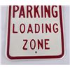 Image 3 : Antique No Parking Loading Zone Sign