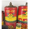 Image 3 : Collection of Farmers Union Co-Op Oil Cans