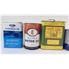 Image 8 : Collection of Oil Cans Esso Ford Atlas Mobil
