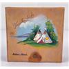 Polson Montana Painted Handkerchief Box