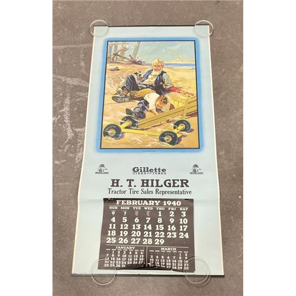 Gillette Tires Tubes Hintermeister Calendar