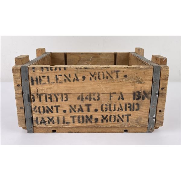 Helena Montana National Guard M1 Carbine Crate