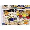 Image 4 : Lot of 110 Antique Fruit Can Labels