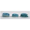 Image 3 : Collection of Antique Egyptian Faience Scarabs