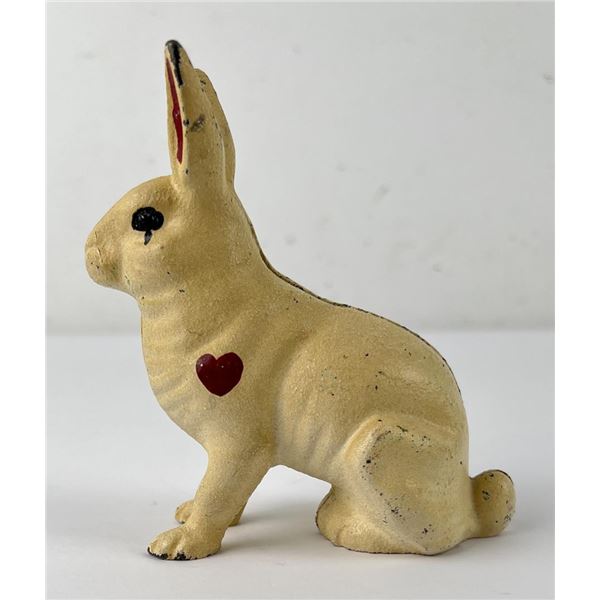 AC Williams Cast Iron Rabbit Still Bank