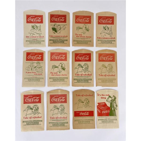 1946 Coca Cola No Drip Bottle Protectors