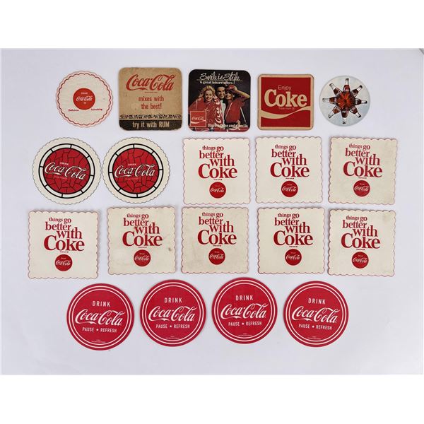 1950s-1980s Coca Cola Coasters