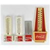 Image 1 : Group of Coca Cola Thermometers