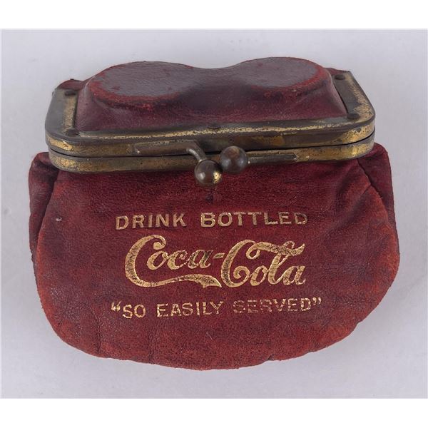 1910 Coca Cola Change Purse Coin Wallet