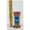 Image 8 : Coca Cola Tin Bank and Bottle Stand