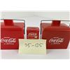 Image 8 : Coca Cola Mini Plastic Coolers and Bank