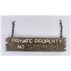 Image 1 : Montana Private Property No Trespassing Sign