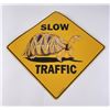 Image 1 : Desert Tortoise Slow Traffic Crossing Sign
