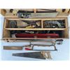 Image 3 : Antique Wood Working Tool Chest and Contents