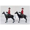Image 1 : Pair of Plastic RCMP Mountie Toys