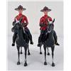 Image 2 : Pair of Plastic RCMP Mountie Toys
