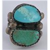 Image 2 : Navajo Sterling Silver Turquoise Ring
