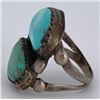 Image 5 : Navajo Sterling Silver Turquoise Ring