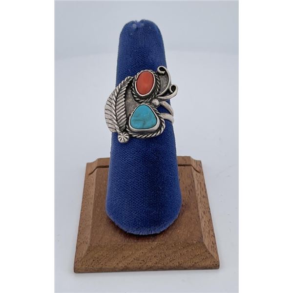 Navajo Sterling Silver Turquoise Ring