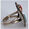 Image 2 : Navajo Sterling Silver Turquoise Ring