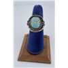 Image 1 : Navajo Sterling Silver Turquoise Ring