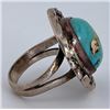 Image 2 : Navajo Sterling Silver Turquoise Ring