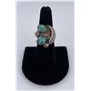 Image 1 : Navajo Sterling Silver Turquoise Ring