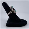 Image 2 : Navajo Sterling Silver Turquoise Ring