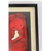 Image 4 : Girl and Dove Kaoru Kawano Woodblock Print