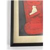 Image 6 : Girl and Dove Kaoru Kawano Woodblock Print