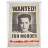 Image 1 : WW2 Victor Keppler Wanted Espionage Poster