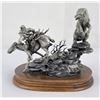 Image 2 : Bear Meet Chilmark Pewter Sculpture