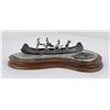 Image 1 : Mohawk War Party Chilmark Pewter Sculpture