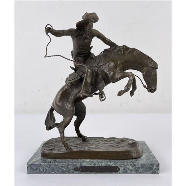 Frederic Remington The Bronco Buster Bronze