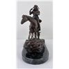 Image 7 : Frederic Remington A White Trapper Bronze