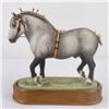 Image 1 : Royal Worcester Percheron Stallion Porcelain Horse