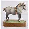 Image 3 : Royal Worcester Percheron Stallion Porcelain Horse