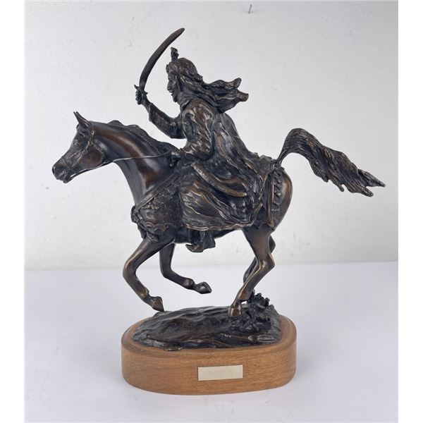Robert A Larum Bedouin Horse Bronze
