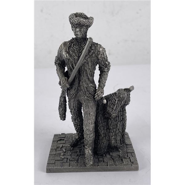Honeywell Pewter American Patriot Sculpture
