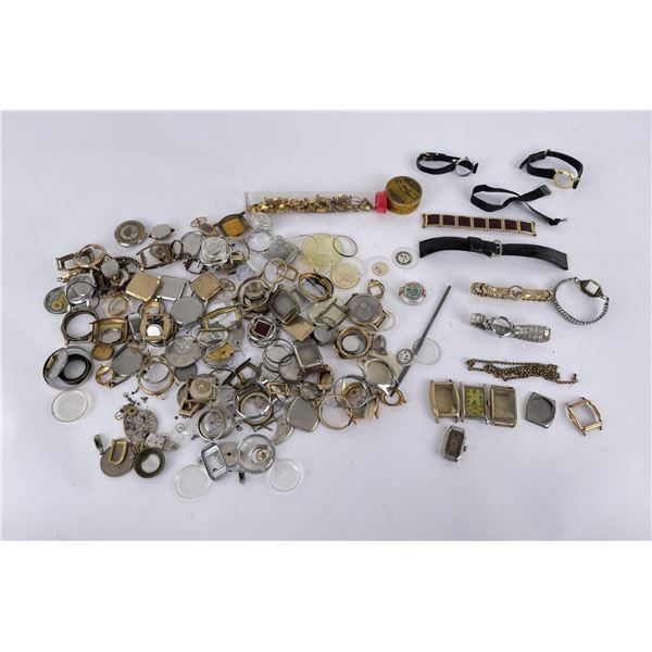 Large Group of Watch Repair Parts