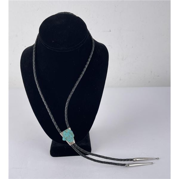 Navajo Turquoise Nugget Bolo Tie