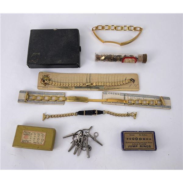 Group of Vintage Watch Parts