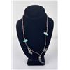 Image 1 : Zuni Indian Heishi Turquoise Necklace