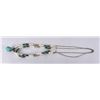 Image 3 : Navajo Turquoise Sterling Silver Shell Necklace